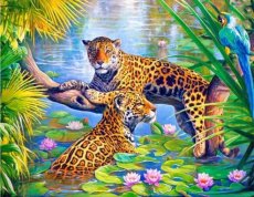 3946 Diamond painting 50 x 40 cm.