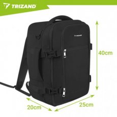 4358 Trizand zwarte rugzak