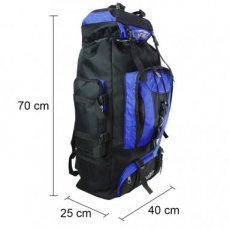 6870 grote stevige rugzak 70 liter